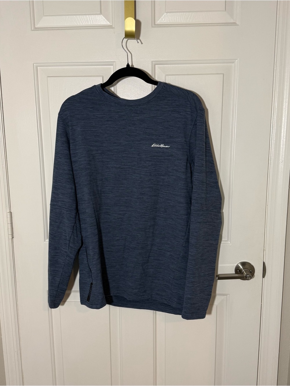 Eddie Bauer Slate Blue Long-Sleeve Performance Shirt